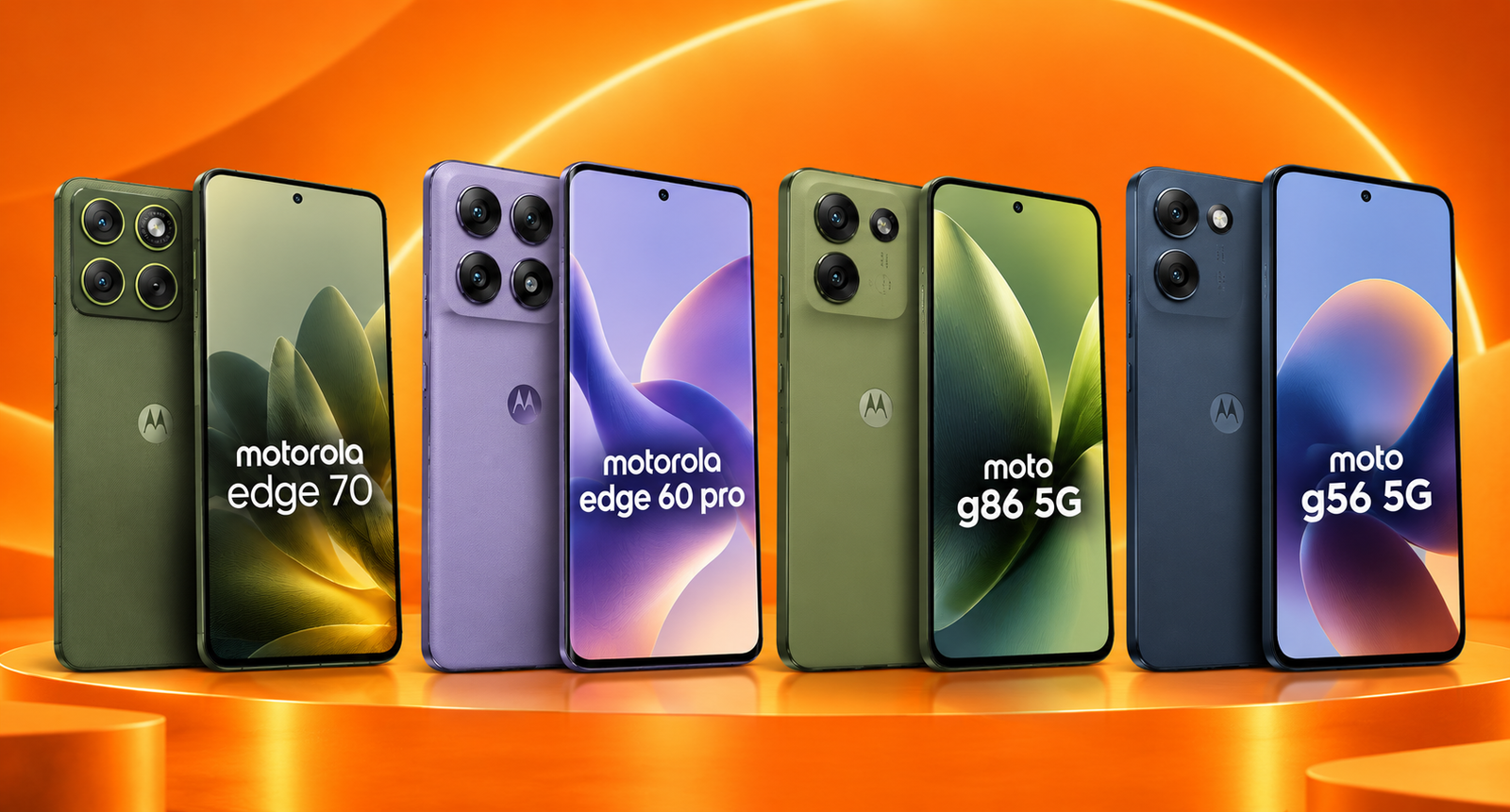 4 celulares Motorola